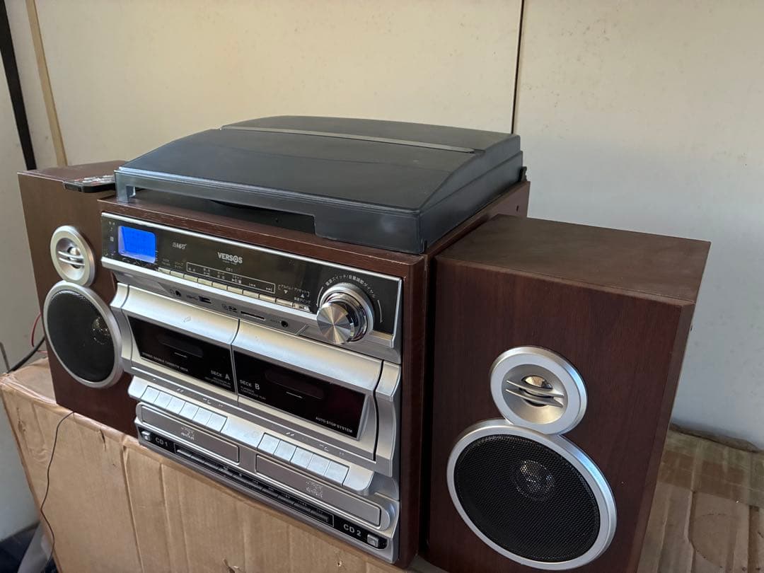 ウッド調 CD・MD・カセットデッキ 本体