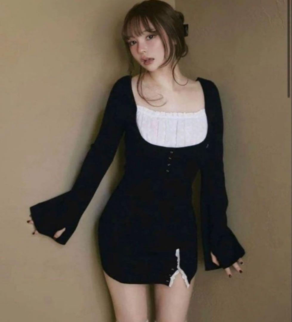 ワンピース ANDMARY Poppy lace mini dress