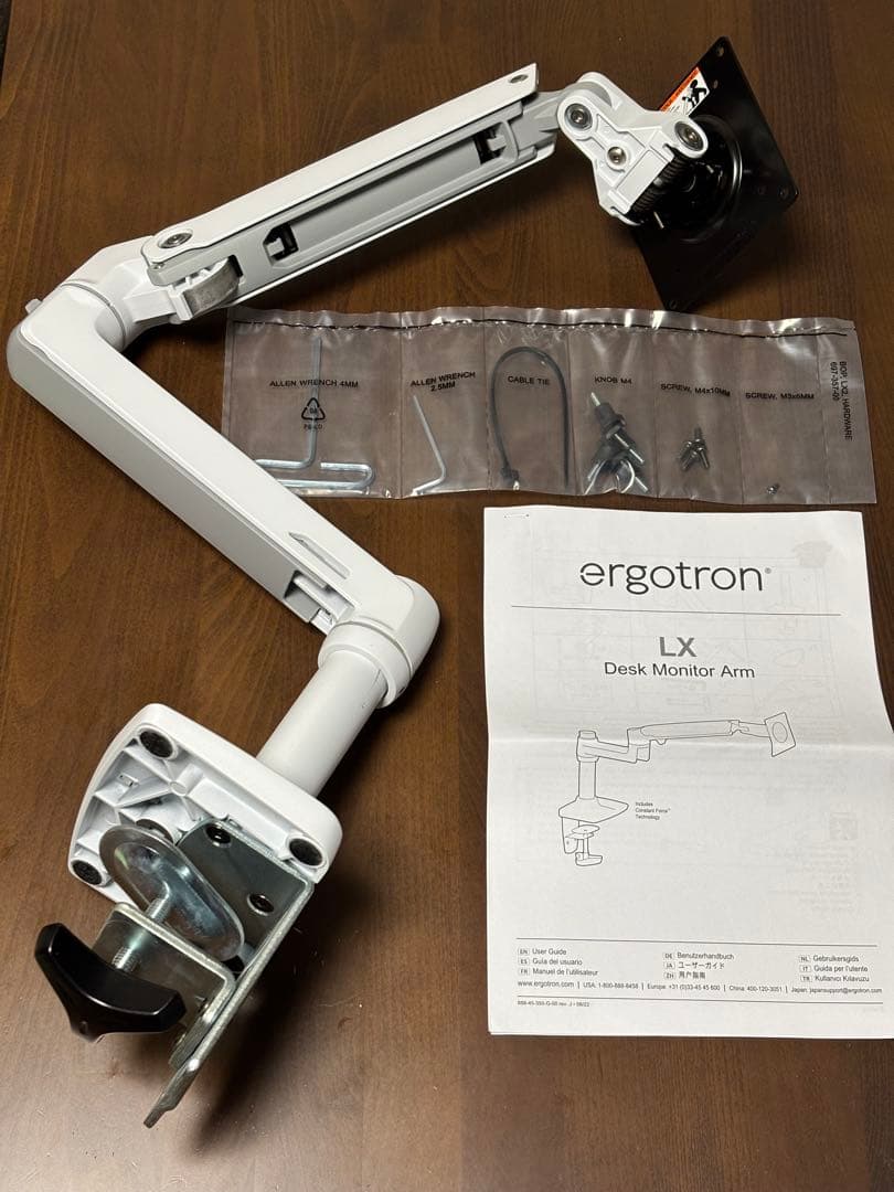 ergotron LX Desk Monitor Arm ホワイト