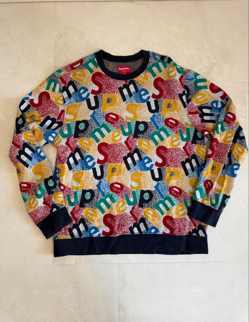 トップス Supreme 19AW Scatter Text Crewneck