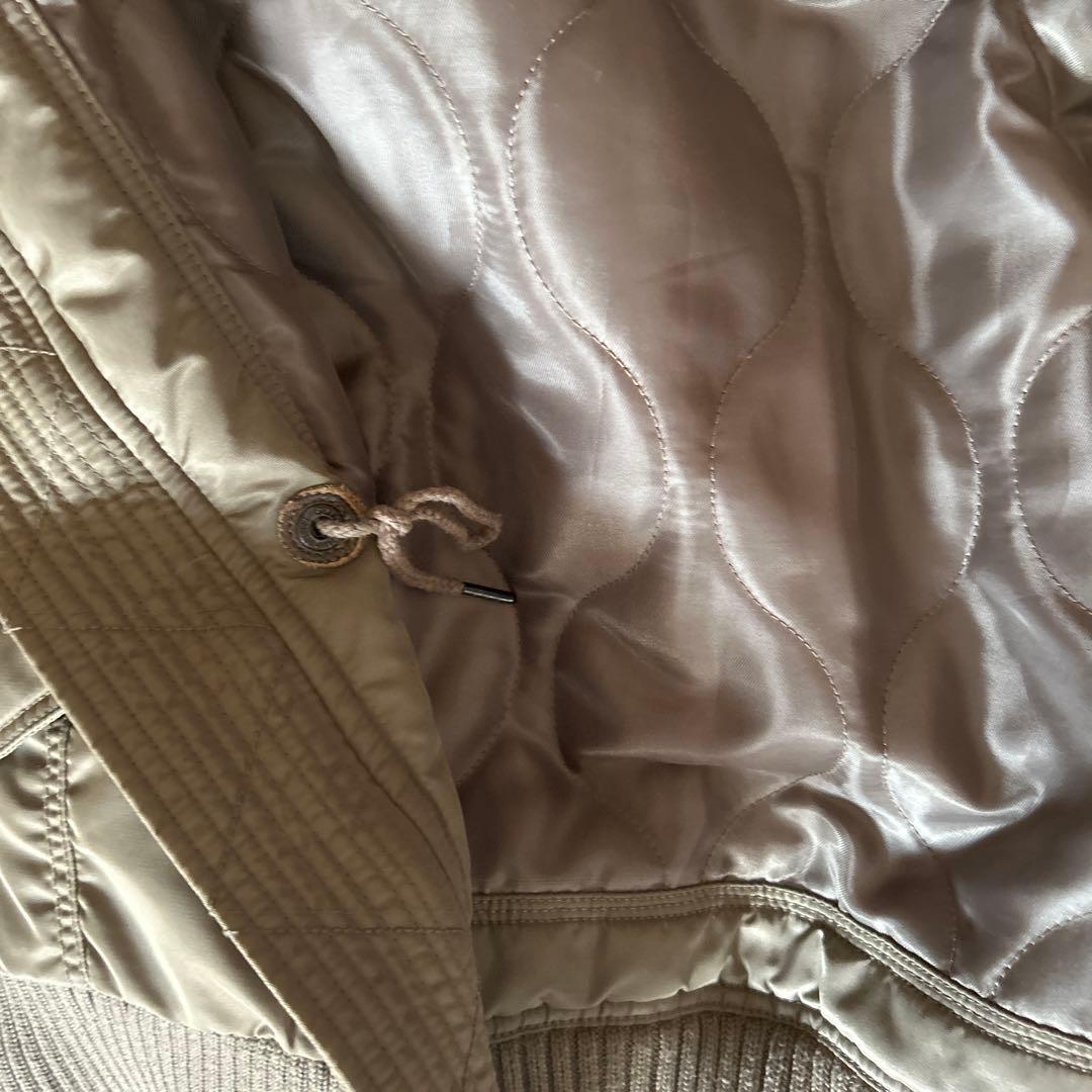 goa N-2B ミリタリー ジャケット (リアルファー付きフード) カーキ