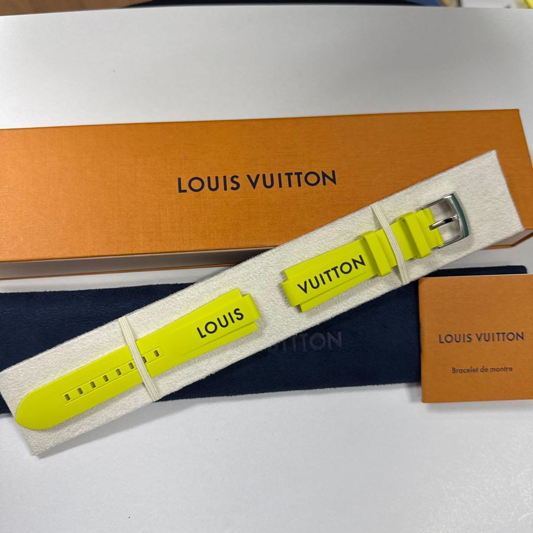 新品　ルイヴィトン　時計　ラバーベルト　メンズL