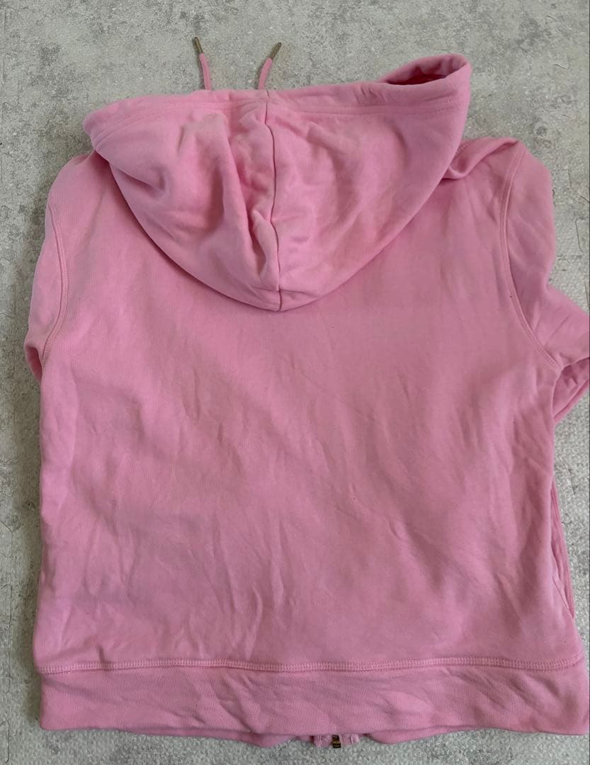 トミーヒルフィルガー ピンク フルジップパーカー M オールシーズン