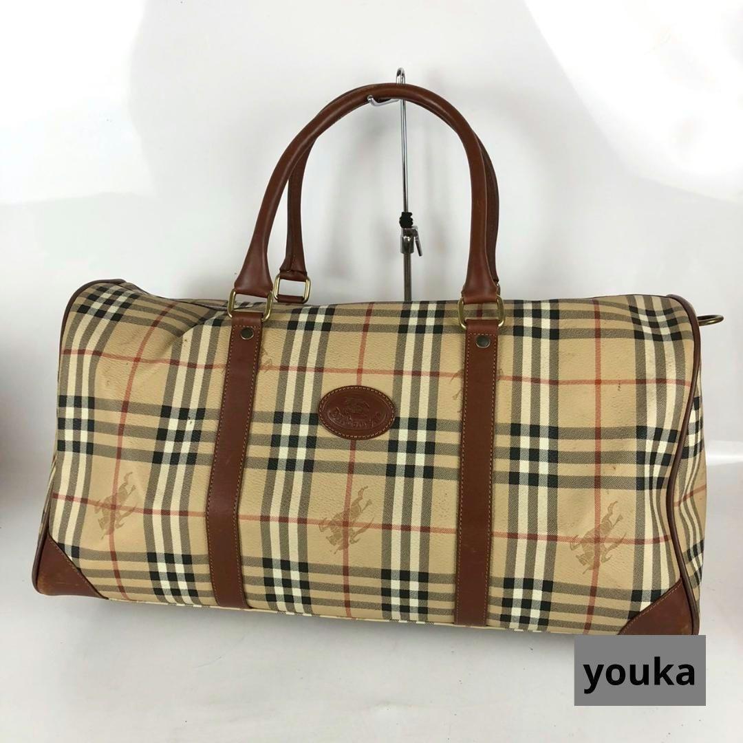 BURBERRY バーバリー ノバチェック ボストンバッグ レディースブランド