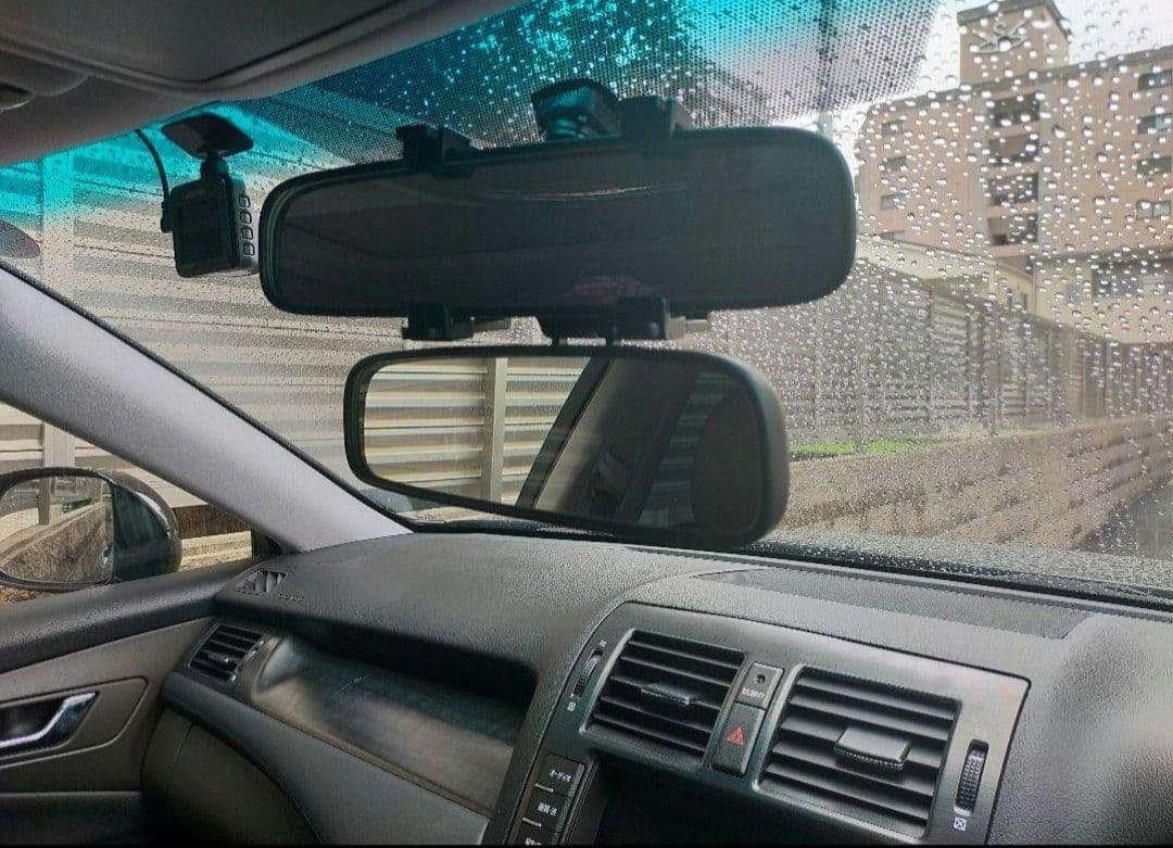 警察 覆面仕様 ダブルミラー ルームミラー取り付け