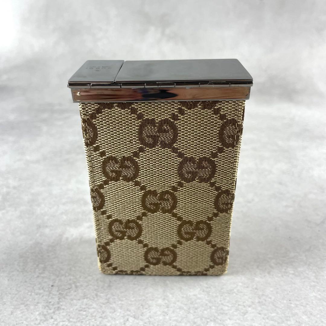 入手困難✨ グッチ GGキャンバス シガレットケース 廃盤 レア ブラウン