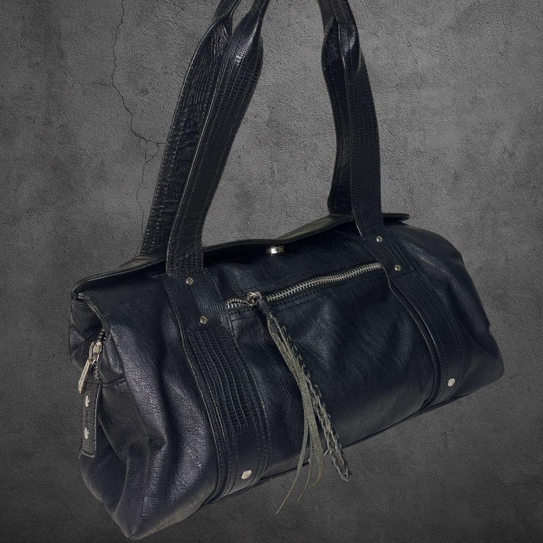 サマンサキングス ボストン トート バッグ レザー Y2K archive 肩掛