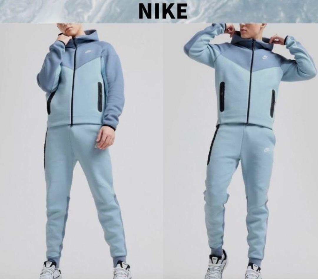 ［最終値引き］NIKE テックフリースライトブルー上下セット