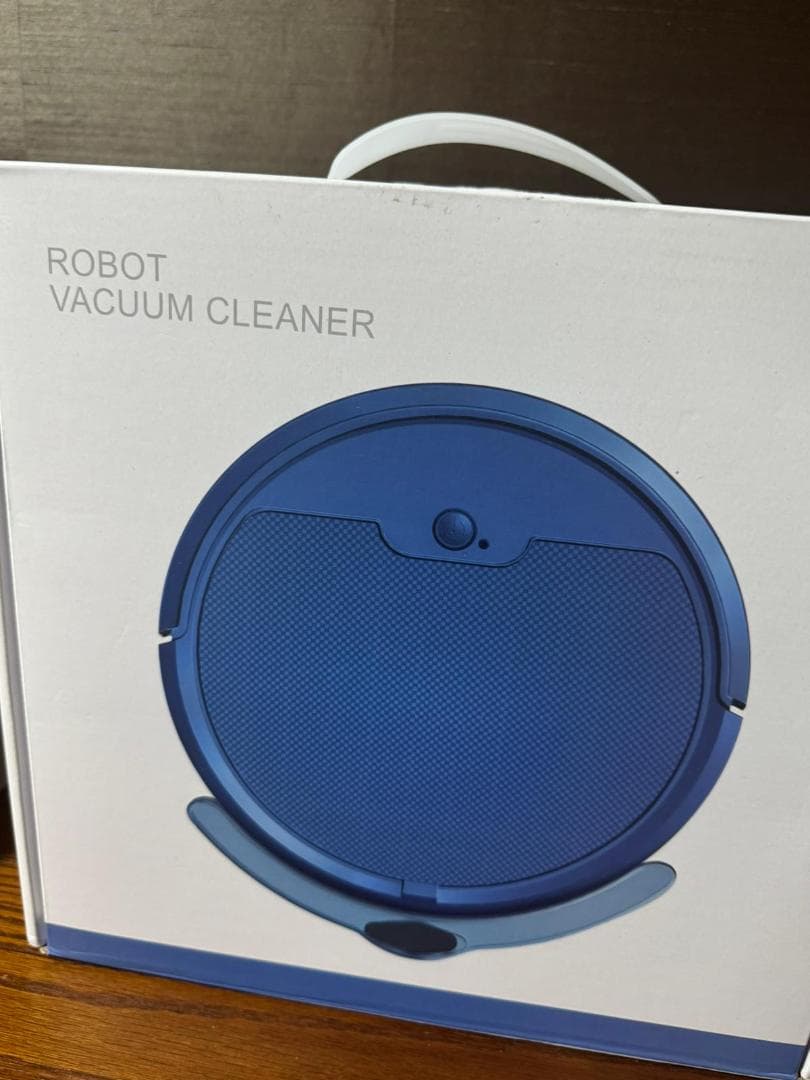 ロボット掃除機 本体 青