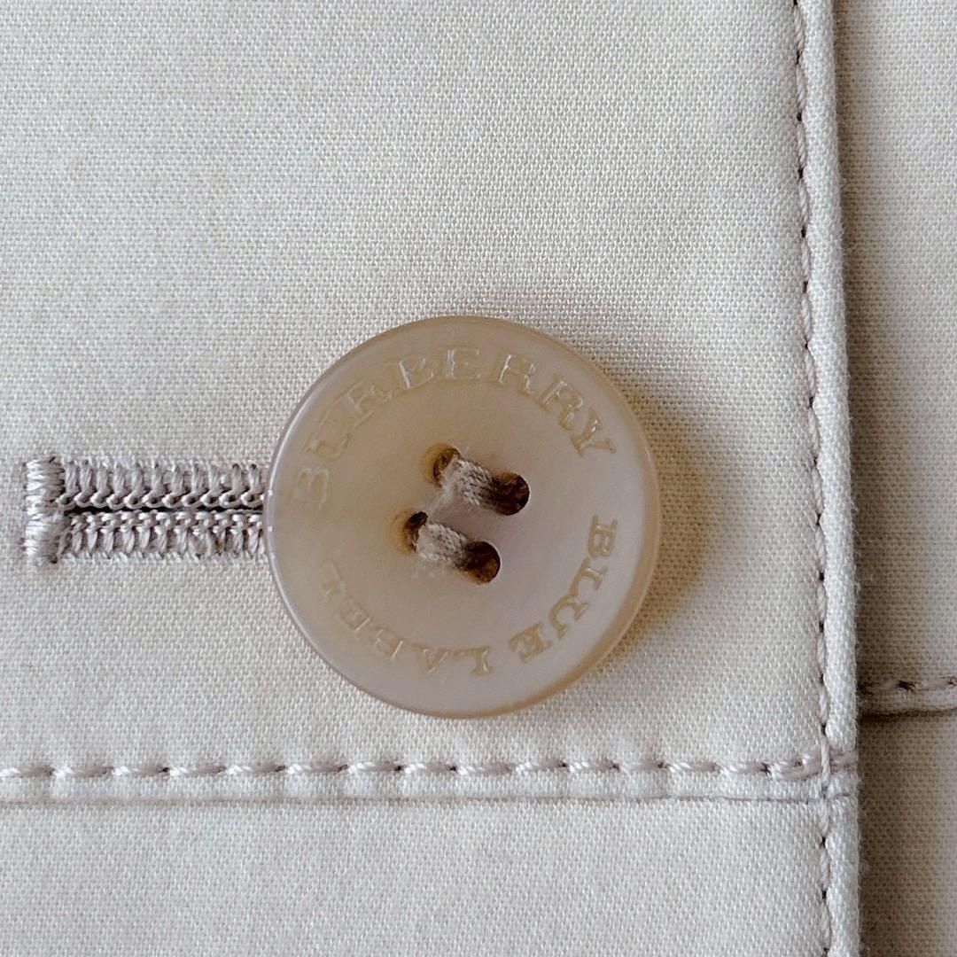 バーバリーブルーレーベル　コート　ベルト　ノバチェック　伸縮性◎ M相当