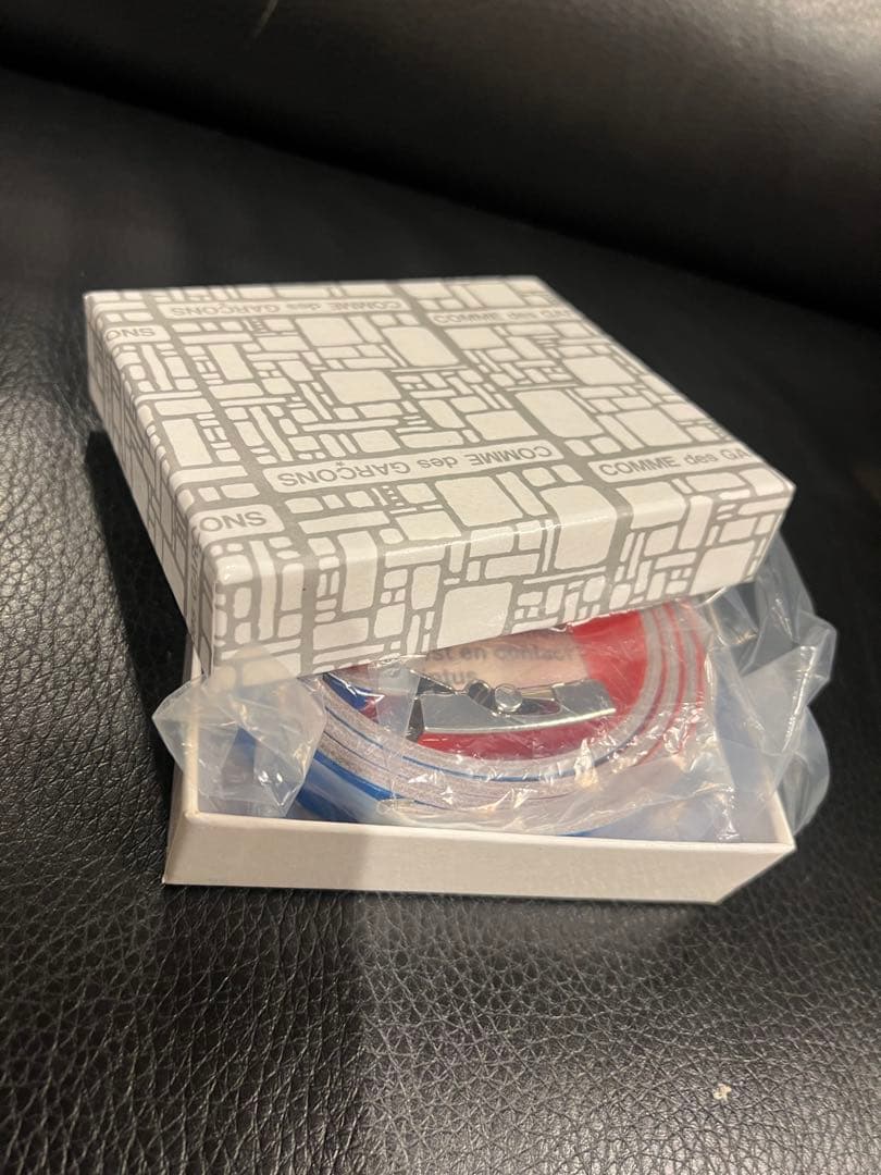 新品未開封★レア★CDGwalletコムデギャルソンSUPER FLUO青ベルト