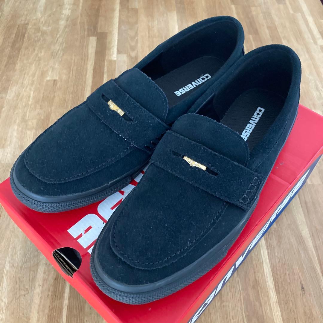 靴 CONVERSE ALL STAR COINLOAFER SU BLACK