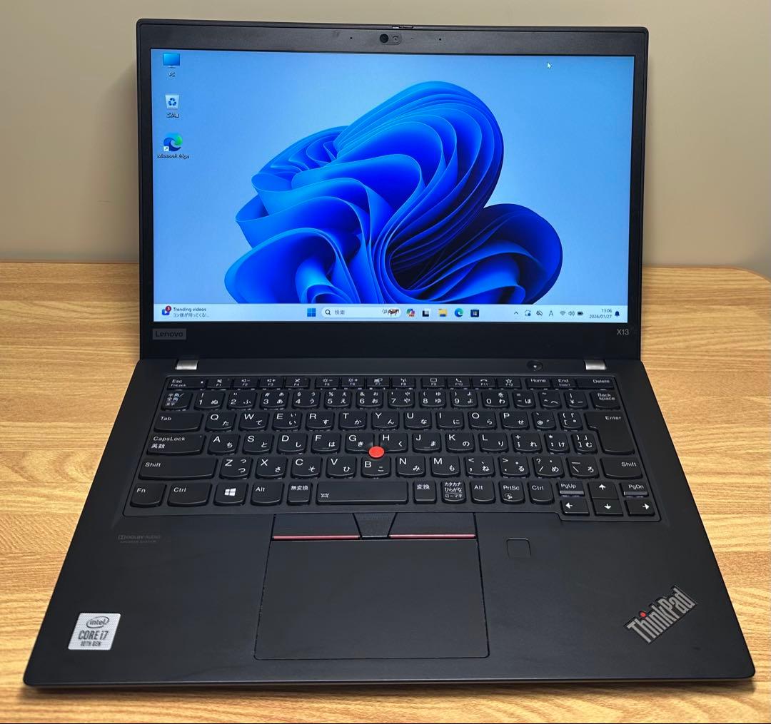 Windowsノート本体 Lenovo Thinkpad Corei7 gen10, Ram 32Gb