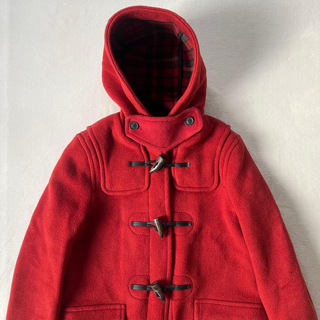 LONDON TRADITION ロンドントラディション L ダッフルコート赤