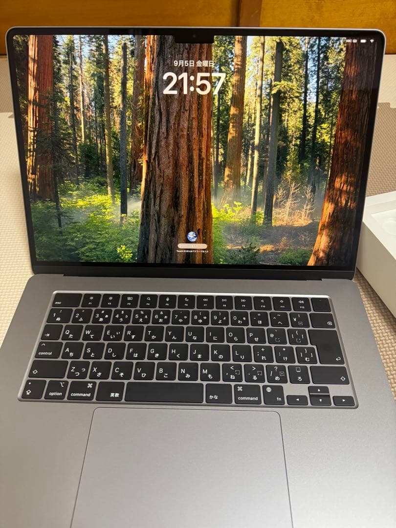美品 MacBook Air M3 15インチ 16GB 保証2026年2月