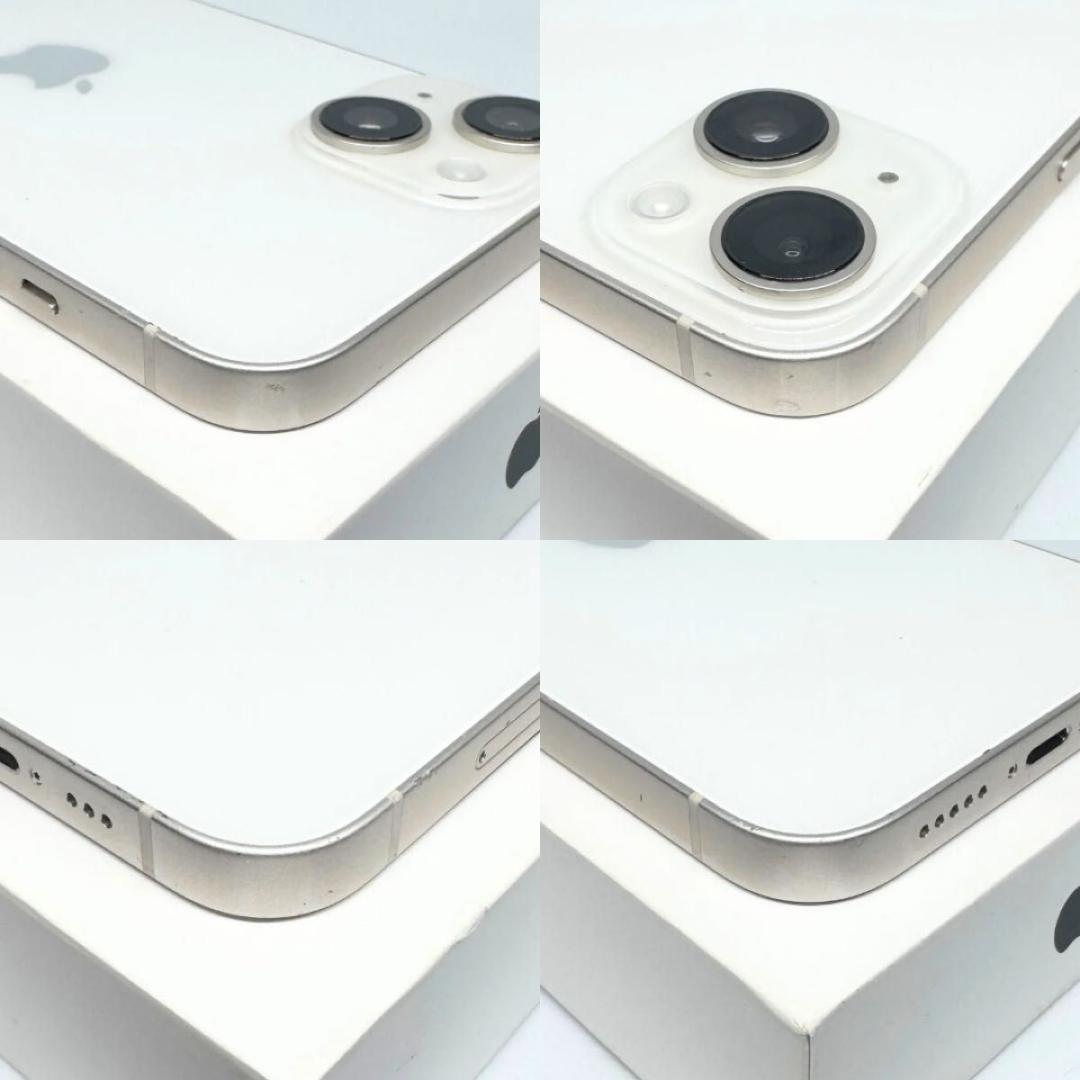 iPhone14 128GB バッテリー新品 ホワイト SIMフリー