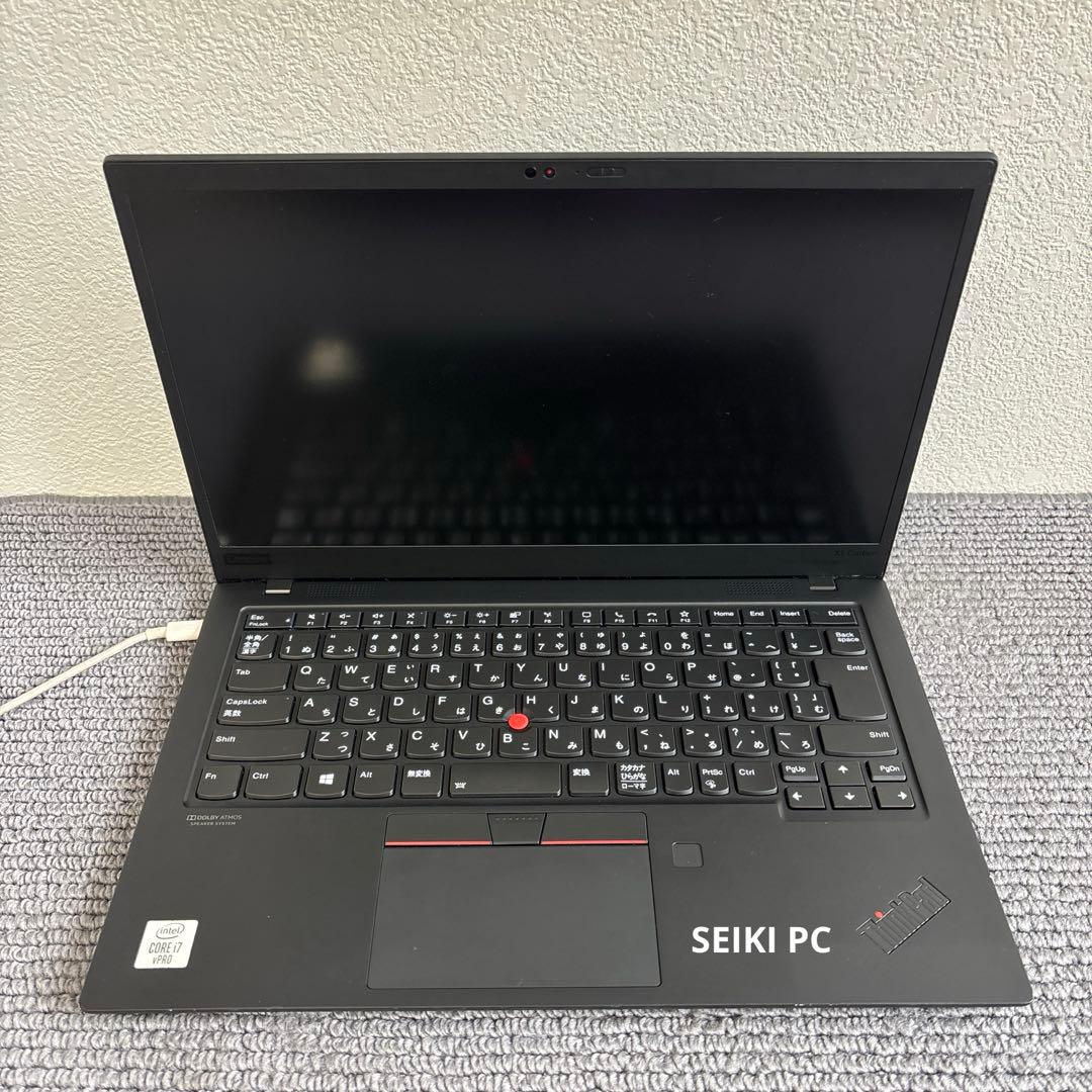 Windowsノート本体 lenovo thinkpad X1 Carbon i7-10610U#7028