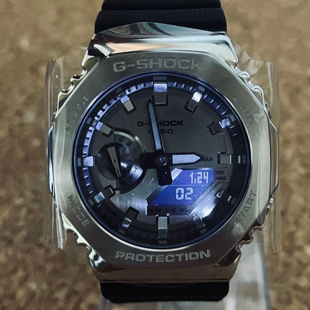極美品】カシオGーSHOCK/GMー2100ー1AJFメタルカバード