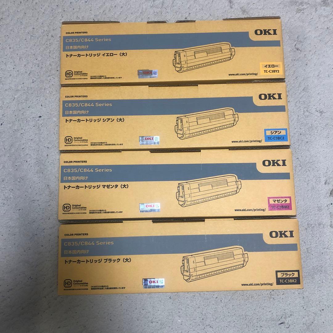 OKI 純正トナーカートリッジ （大）４色セット TC-C3B No.2