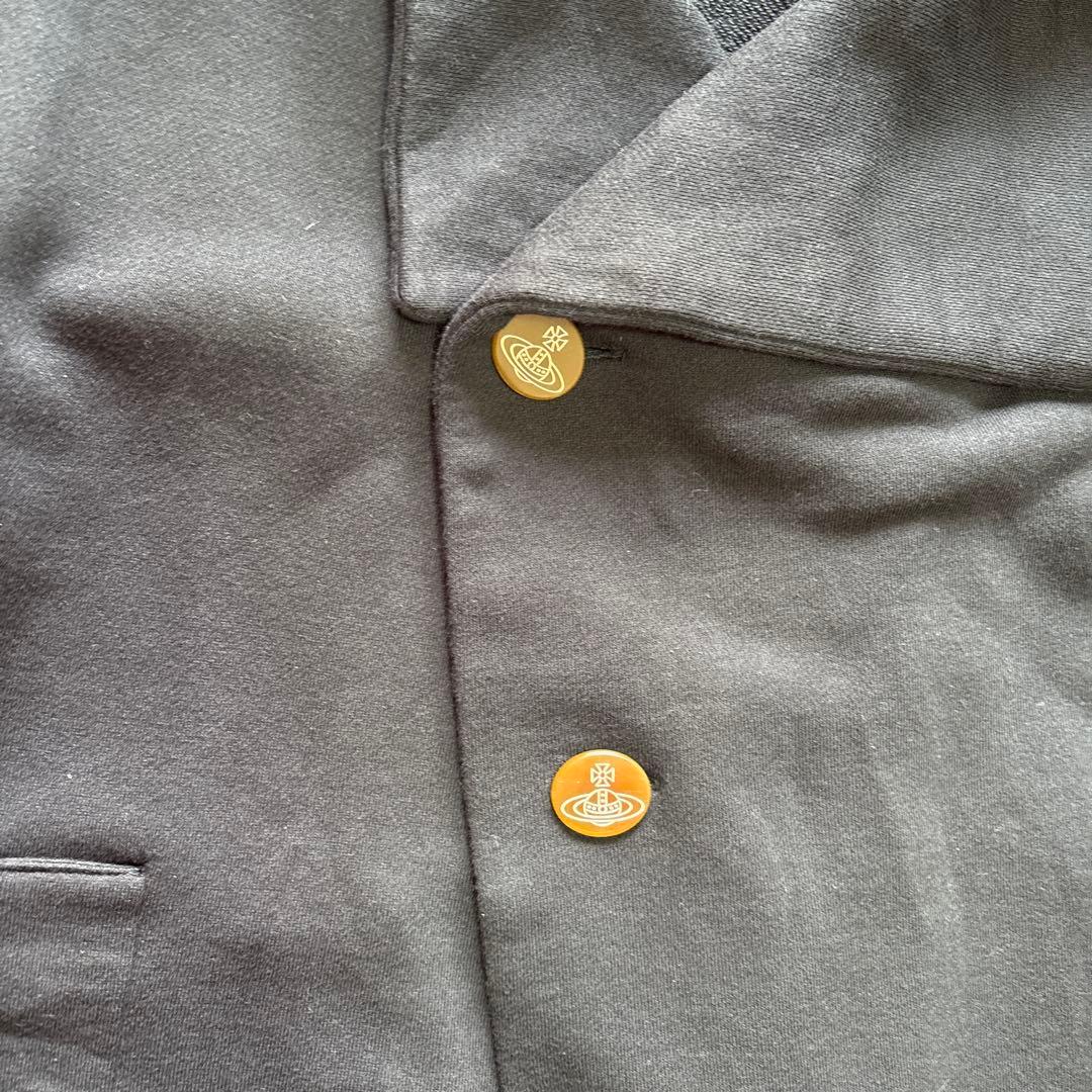 スウェットブルゾン Vivienne Westwood MAN 46 黒 古着