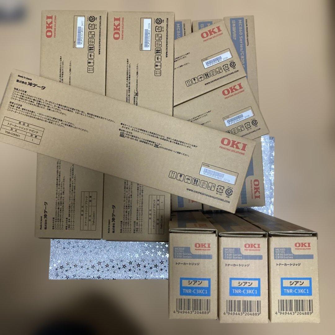 OKI トナーカートリッジ ブラック マゼンタ シアンセット合計14本セット