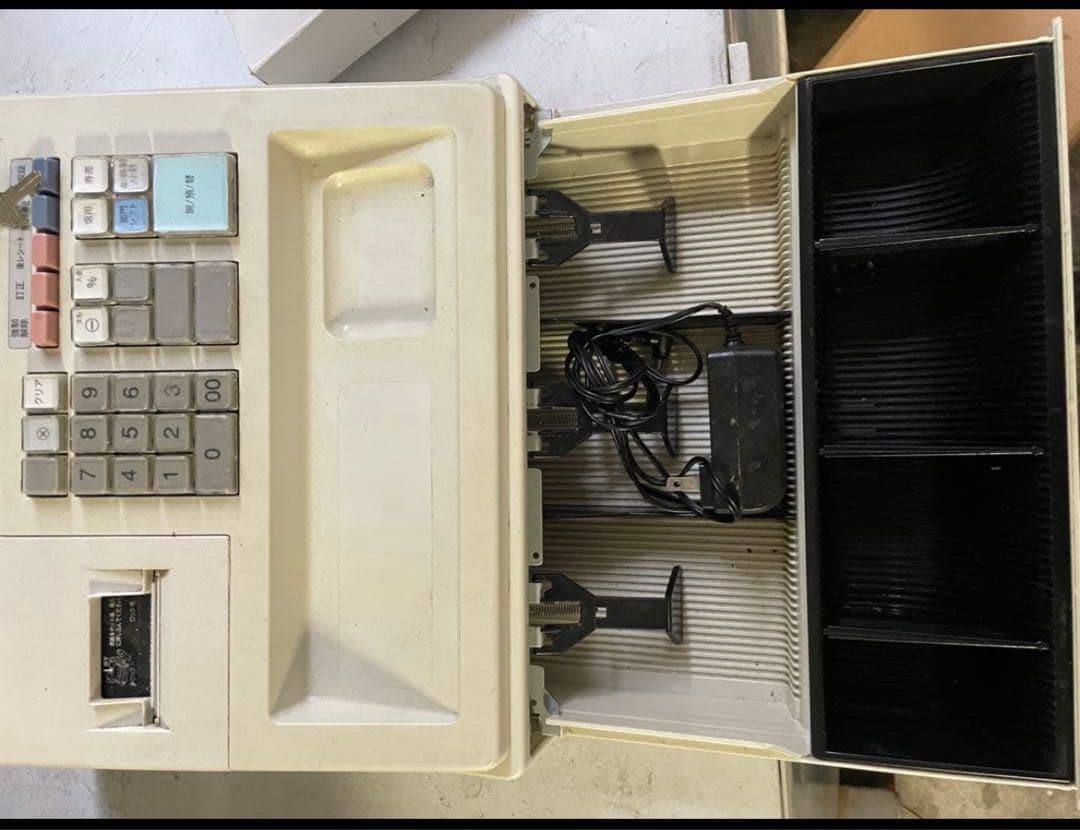 SHARP 電子レジスタ　XE-A147　ロール紙付　鍵付　ジャンク品
