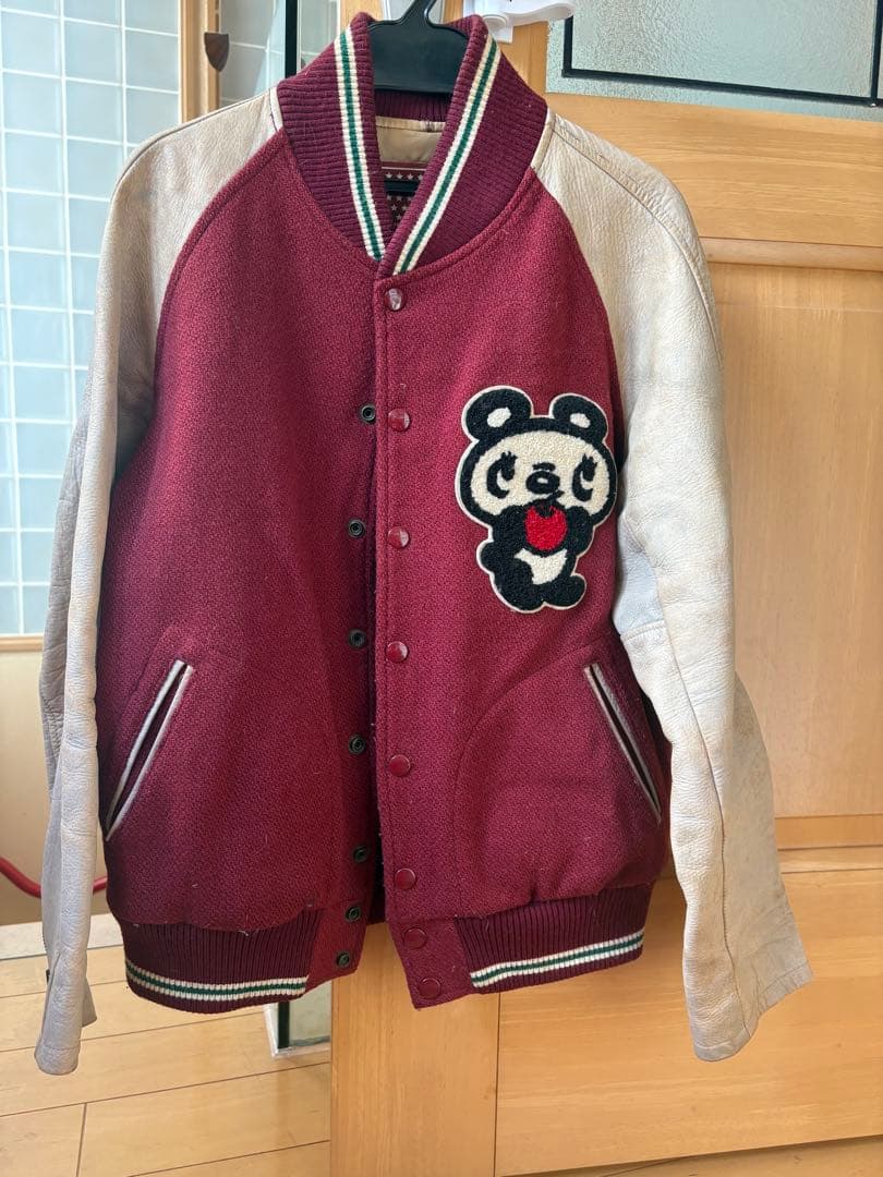 ヒステリックグラマー希少アップルパンダ革スタジャン