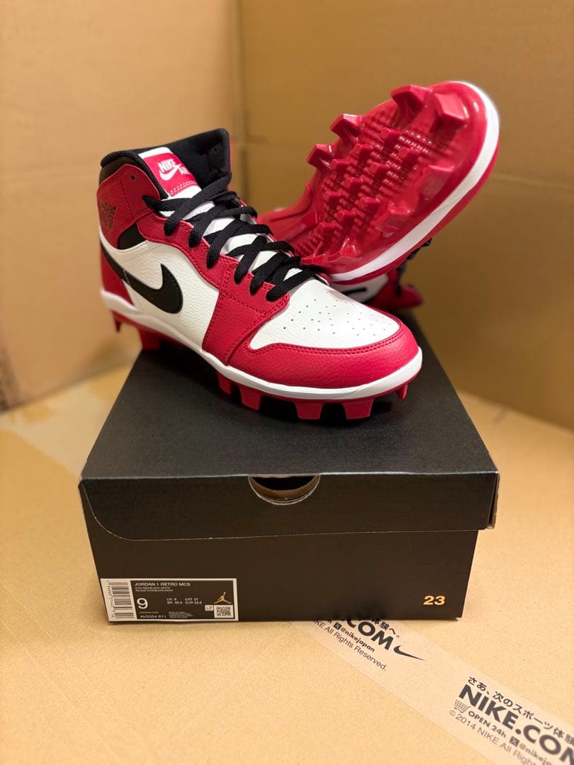 NIKE スパイク AJ1 シカゴ