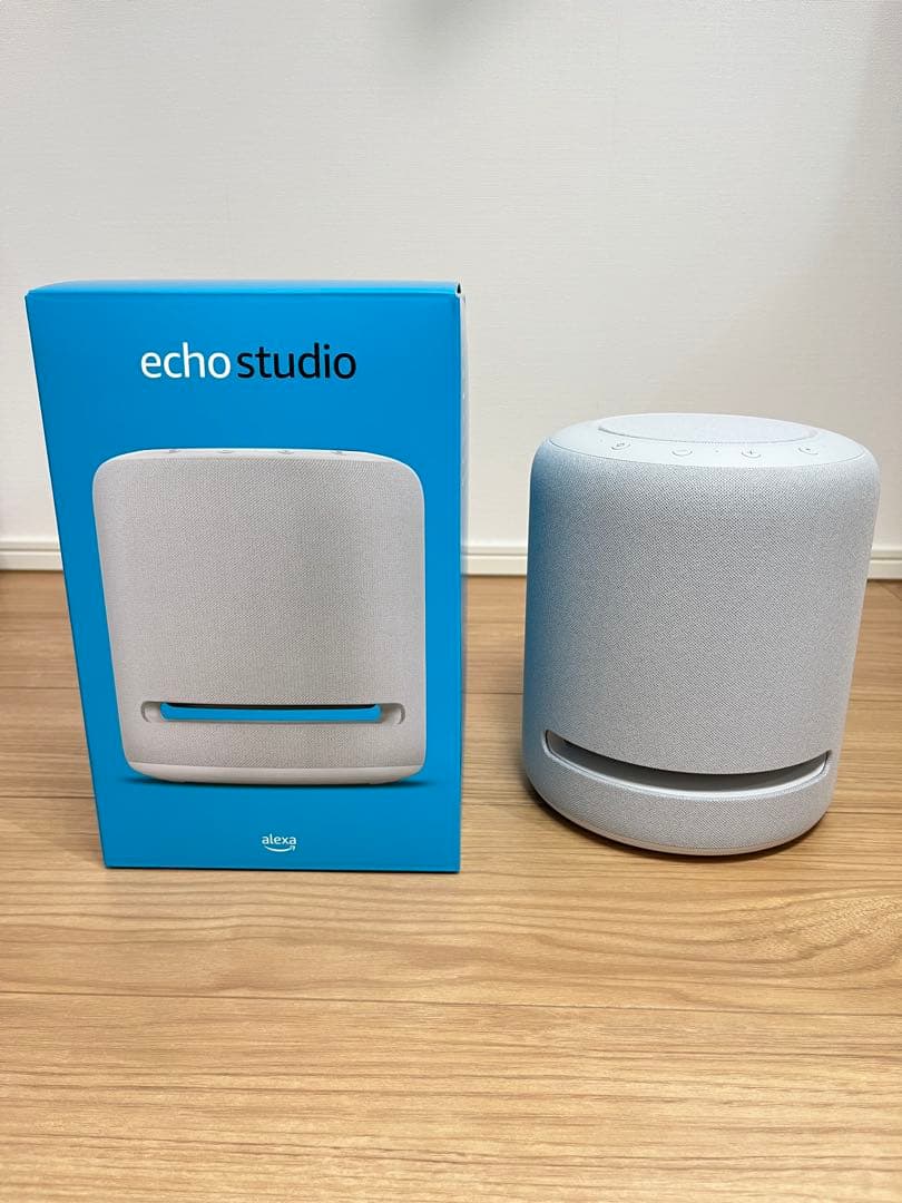 【美品】 Amazonスピーカー Echo Studio グレーシャーホワイト