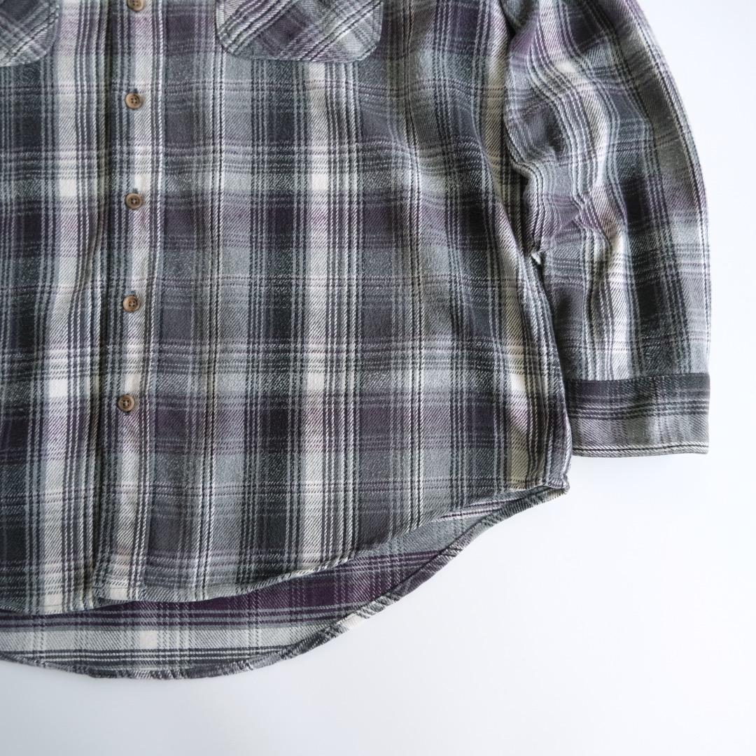 ST.JOHN'S BAY 00s チェックヘビーネルシャツ XLT