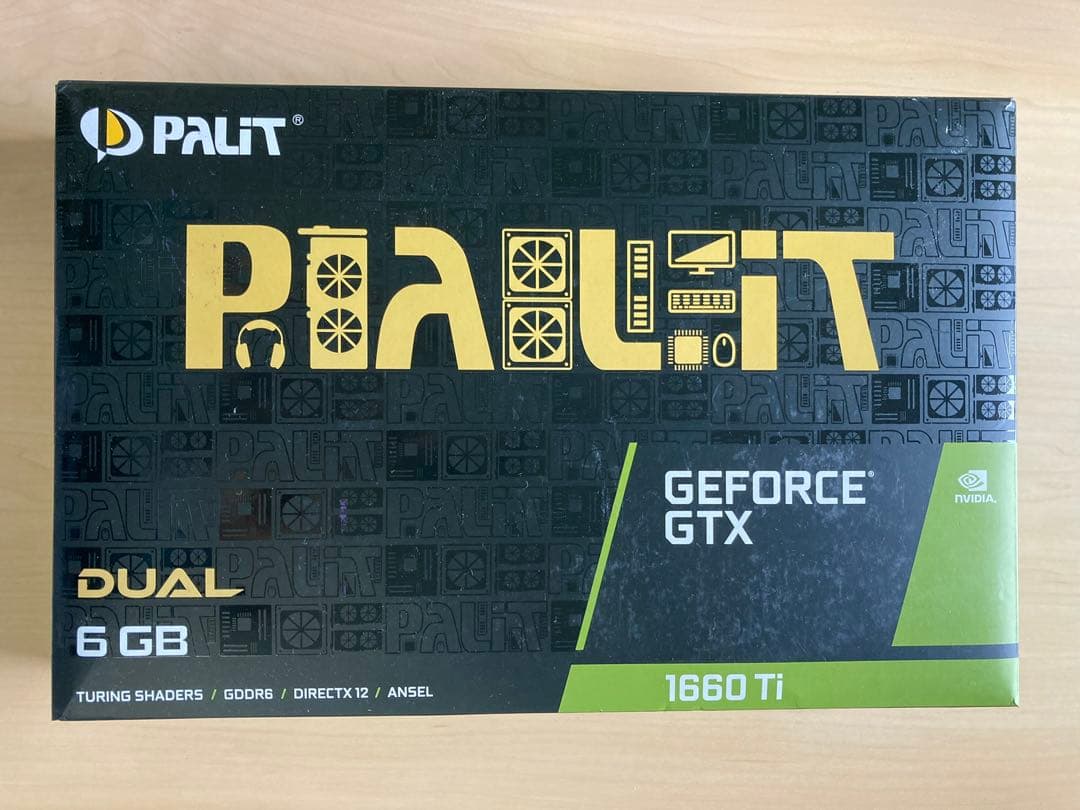 Palit Geforce GTX 1660Ti DUAL 6GB 動作品