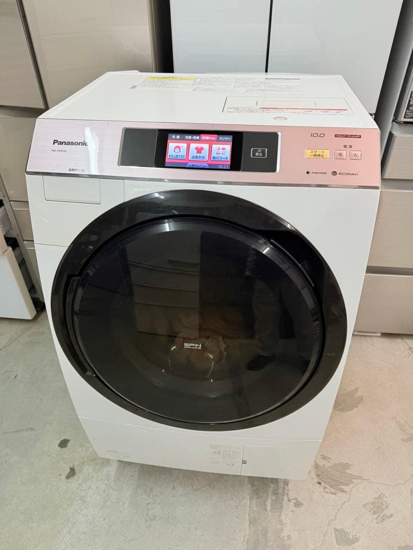 2015年式 10kg6kg Panasonicドラム式洗濯機NA-VX5E2L
