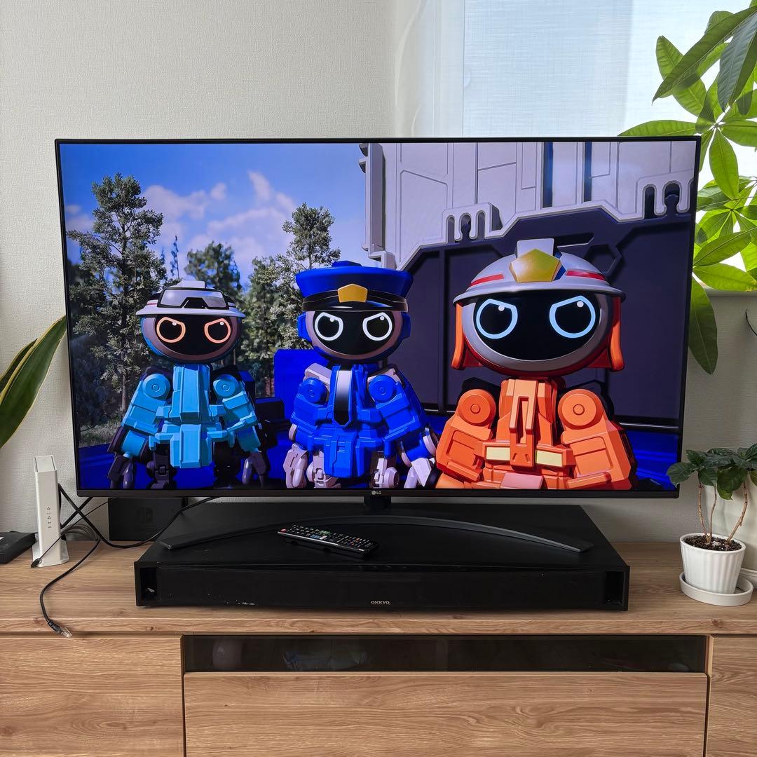 【送料込】LG 55型　4Kチューナー内蔵 液晶テレビ 55SM8100PJB