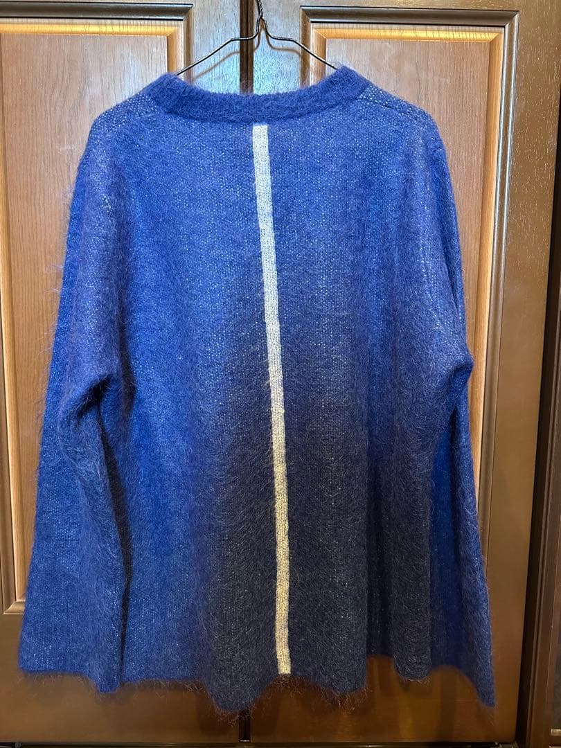 SHINYA KOZUKA モヘアニット ブルー