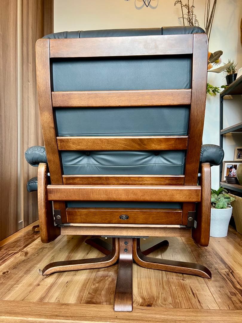 mama様限定◆富士ファニチアFUJI FURNITURE 本革チェア単品