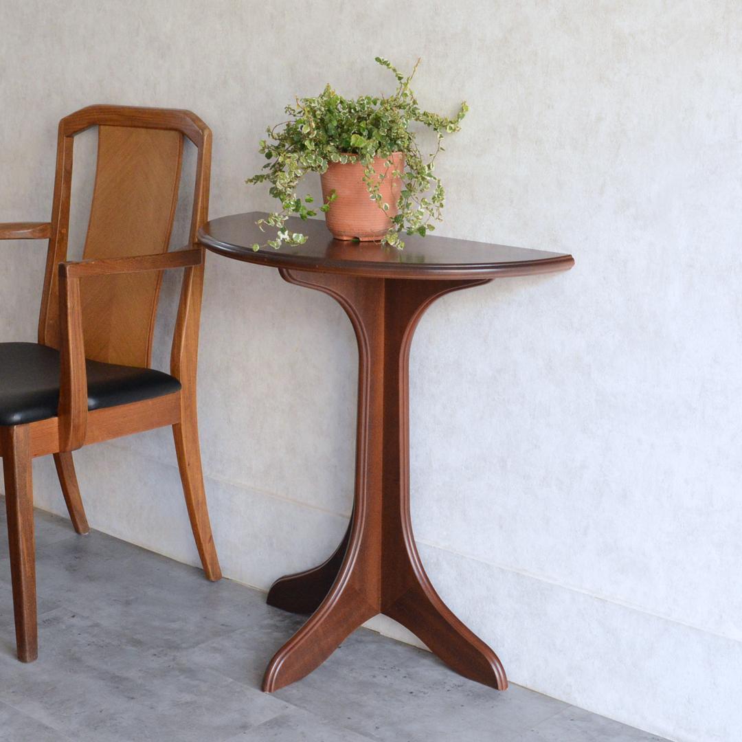 イギリス ヴィンテージ ハーフムーン コンソールテーブル サイドテーブル