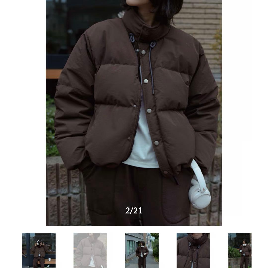 【NOKCHA original】mannish down jacket/ash