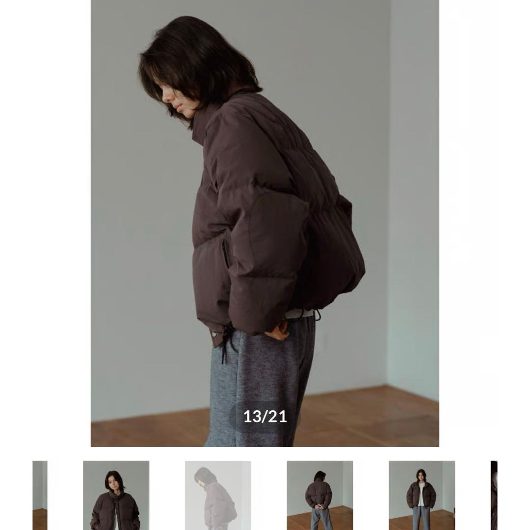 【NOKCHA original】mannish down jacket/ash