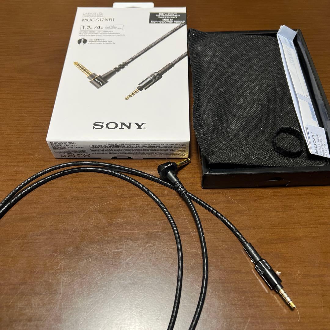 SONY MUC-S12NB1 ヘッドフォンケーブル 1.2m