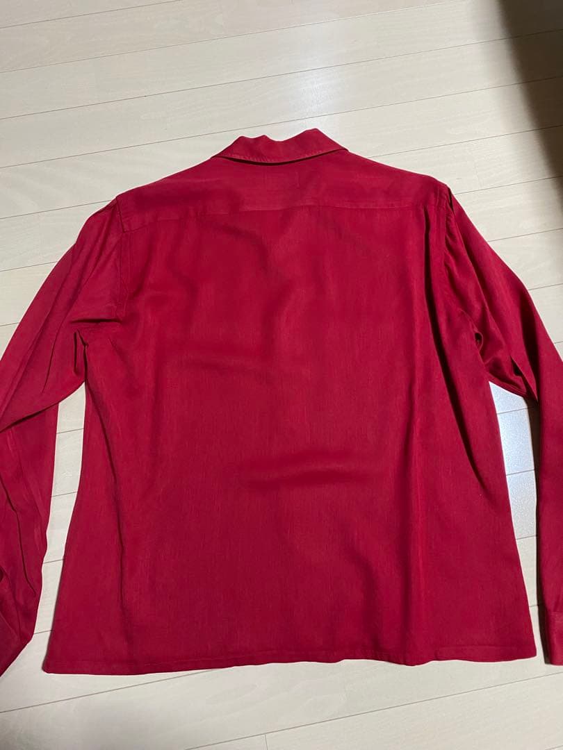 Bayard 赤 レーヨンシャツ　50's〜60's ビンテージ