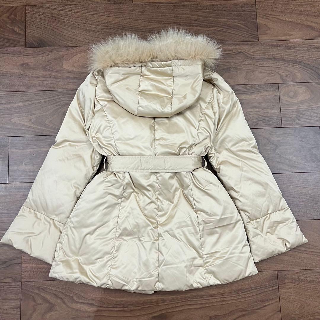 FRANCOFERRARO ダウンジャケット　フォックスファー　ダウン　フレア