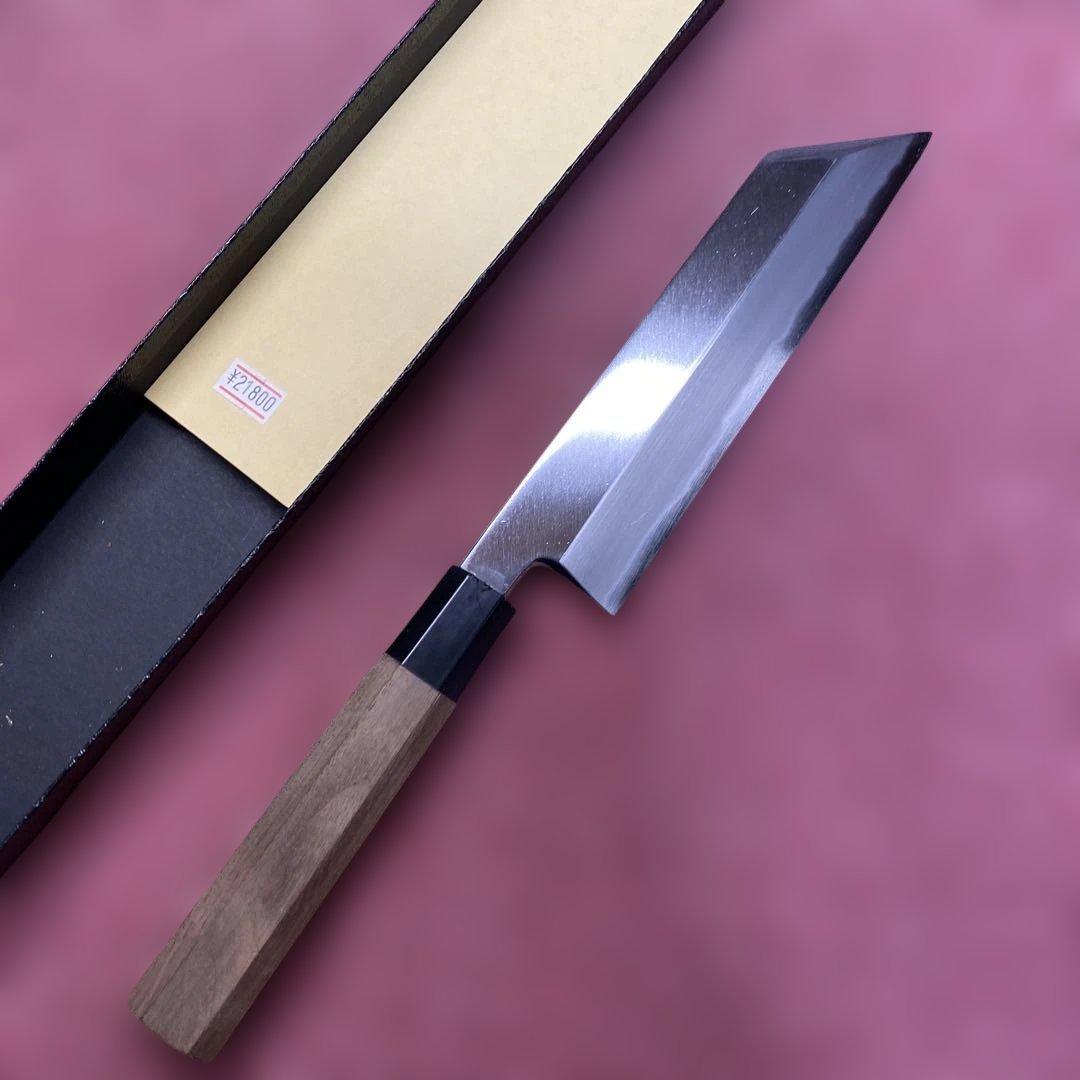 青二鋼　ケンムキ包丁　180㎜ 6寸