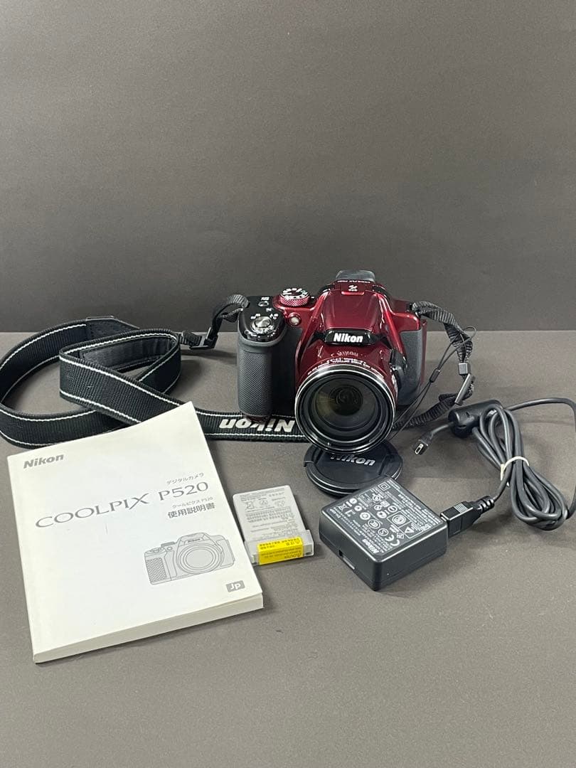 Nikon COOLPIX P520 レッド 付属品あり 稼働品