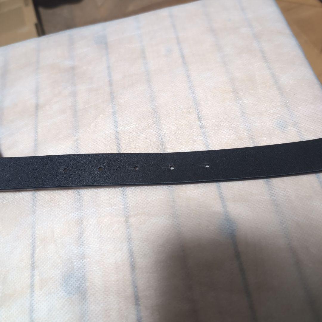 DIESEL ブラックベルト オリジナルポーチ付き