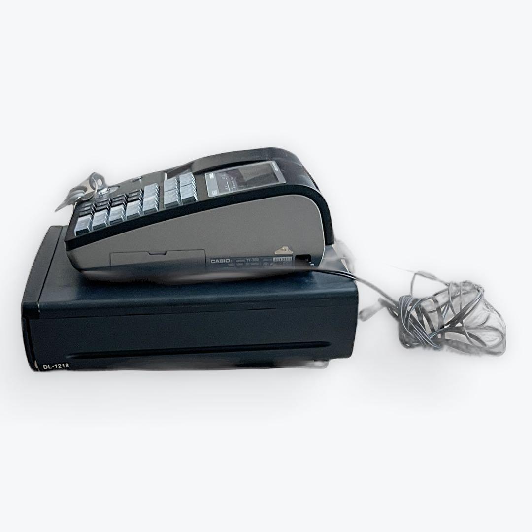 カシオ電子レジスター TE-300説明書鍵付き 黒