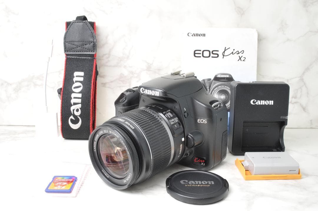 Canon EOS Kiss X2⭐️ショット数少なめ❣️スマホ転送 一眼レフ