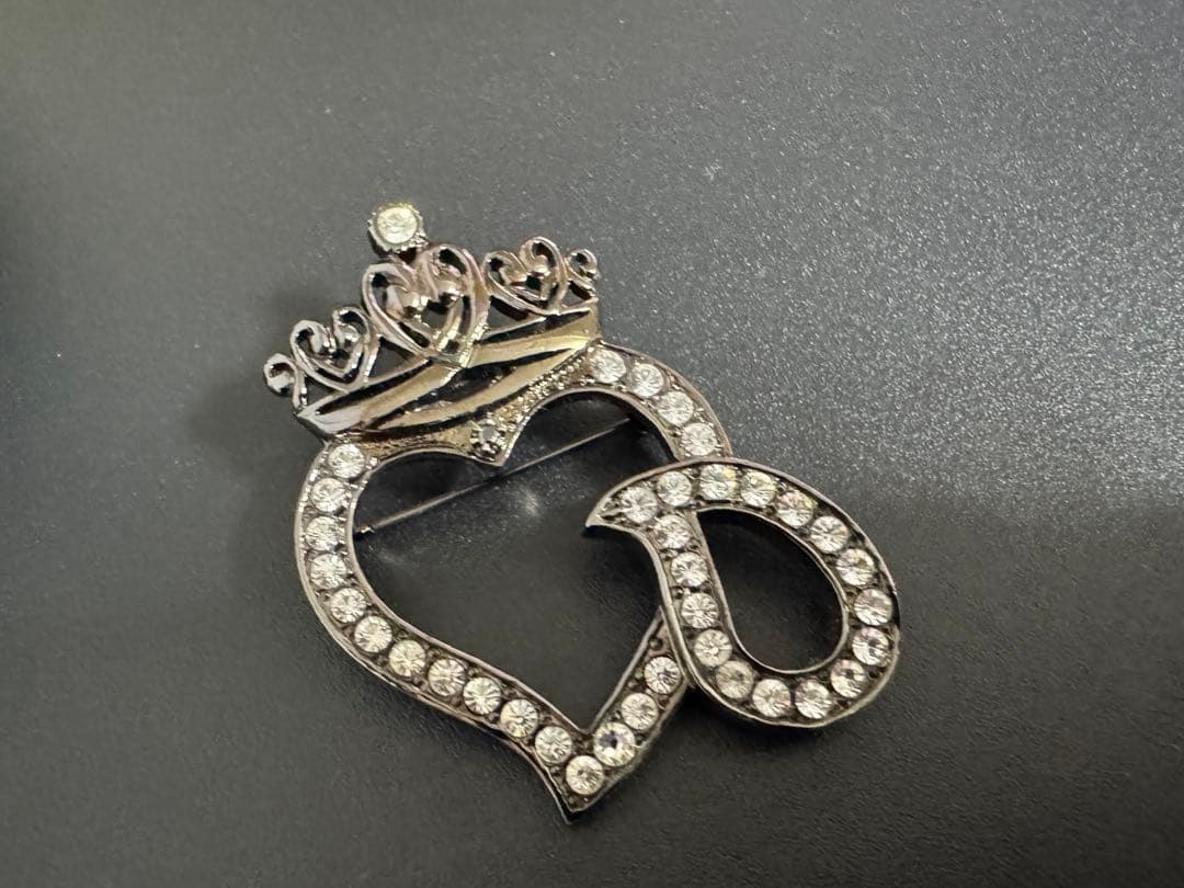 ナンバーナイン×ジャムホームメイド ハート涙ブローチ