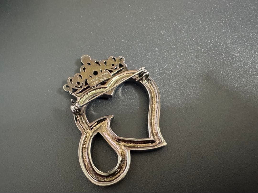 ナンバーナイン×ジャムホームメイド ハート涙ブローチ