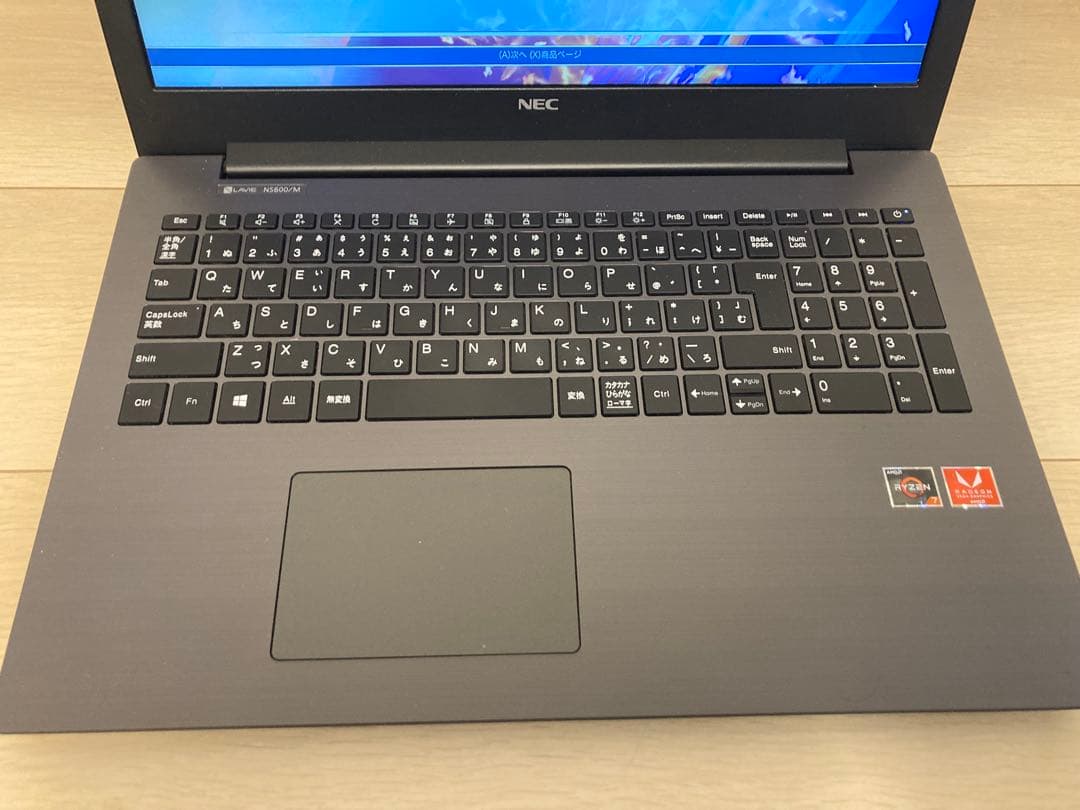 ゲーミングPC NEC Ryzen 7搭載　ram8GB/ssd/Office