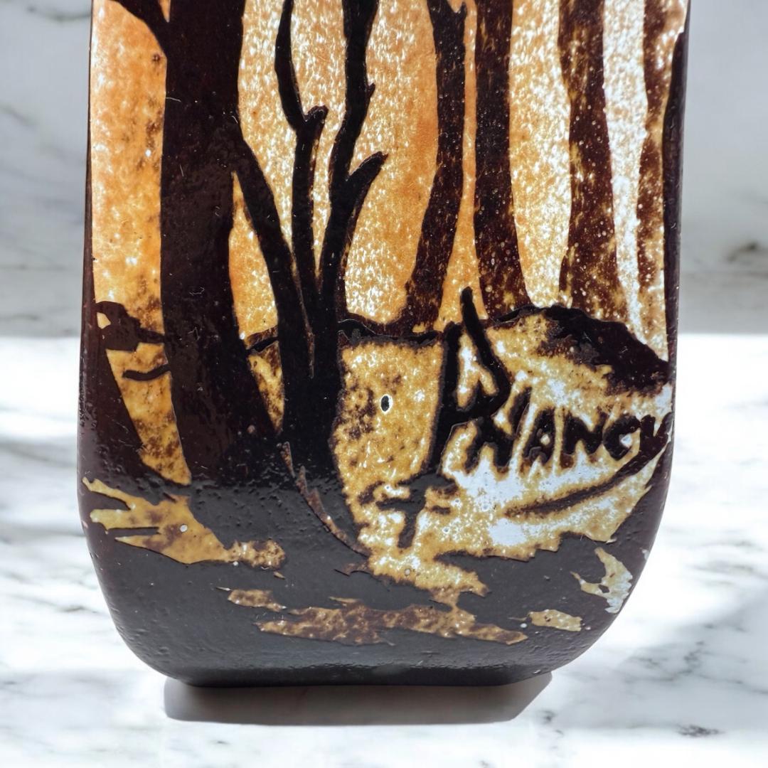 うらさん専用2本セット【証明書付】　ドームナンシー 花瓶 エナメル彩アンティーク